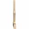 Ekena Millwork Saratoga Rough Sawn Timber Gable Bracket, Douglas Fir, 96"W x 28"H x 2"D x 4"F, 7/12 Pitch GBW096X28X0204SAR00RDF - alternate 5